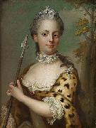 Portrait of Charlotte Du Rietz af Hedensberg as Diana